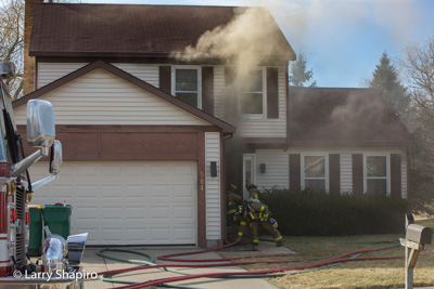 house fire in Buffalo Grove IL 2-21-17 Shapirophotography.net Larry Shapiro photographer